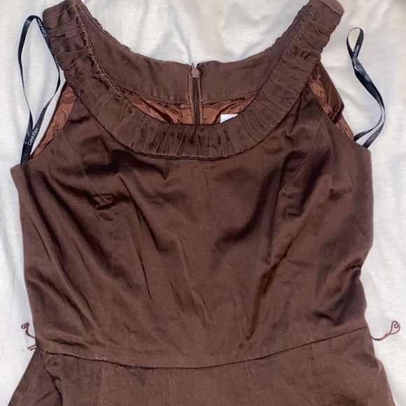 Calvin Klein brown dress - Picture 4 of 9